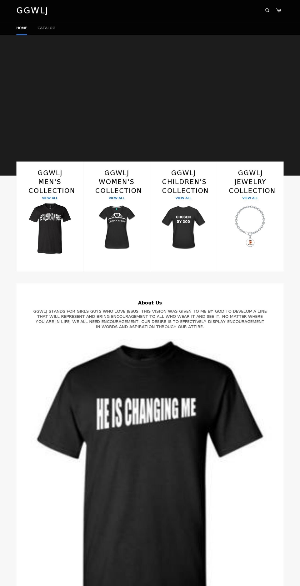 ggwlj.com — Shopify storefront screenshot