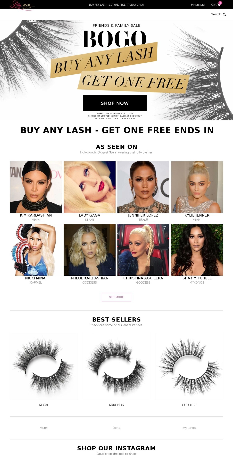 Lilly Lashes * PRODUCTION * Shopify theme site example ghalichiglam.com