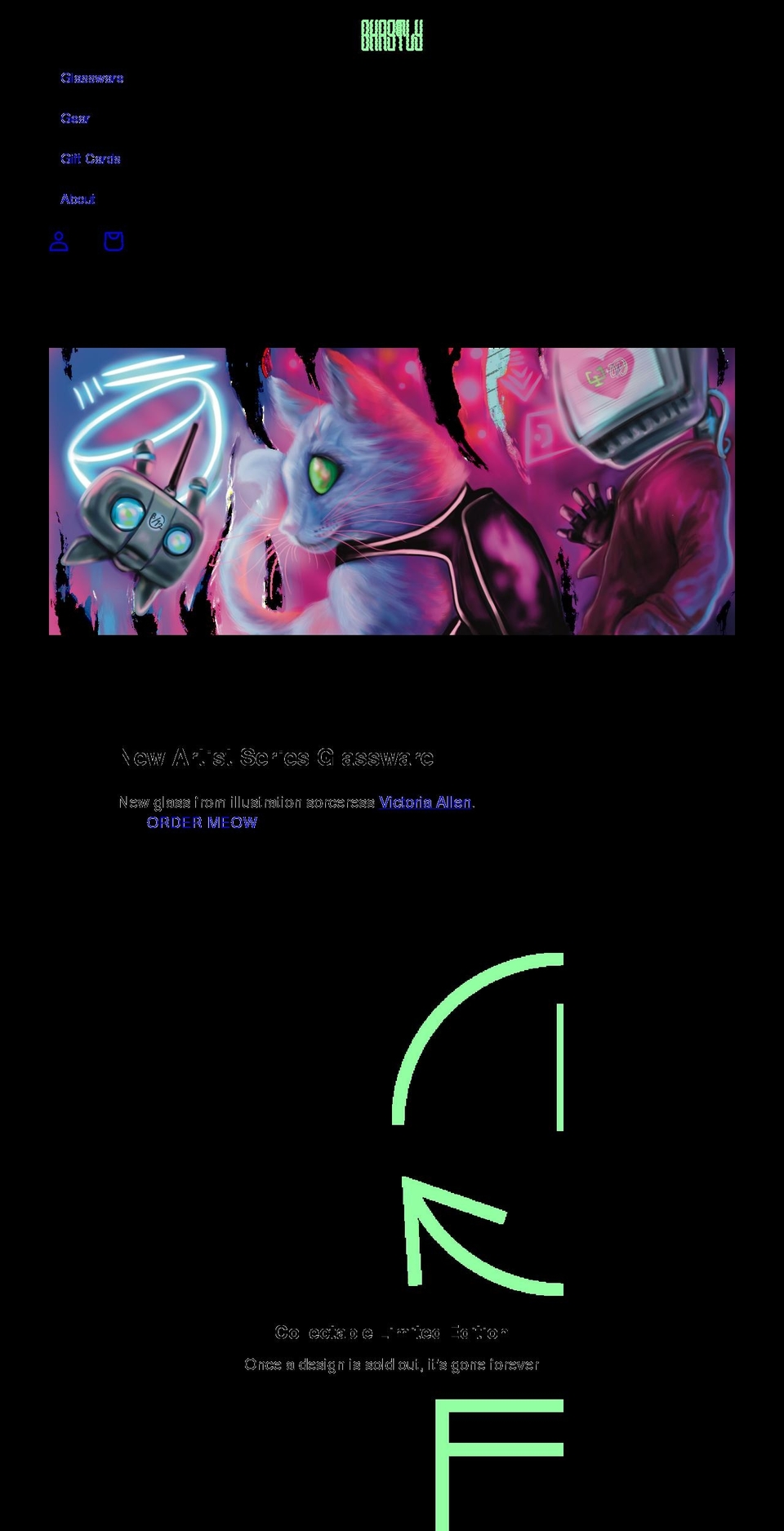 ghastlygoblets.com shopify website screenshot