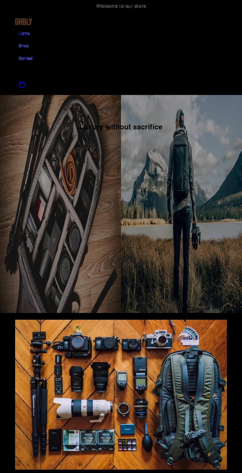 ghbly.com shopify website screenshot