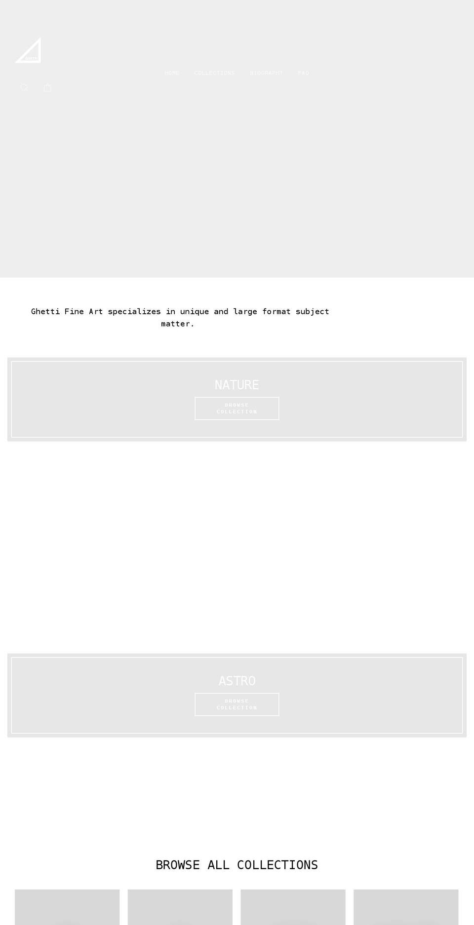 ghetti.com shopify website screenshot