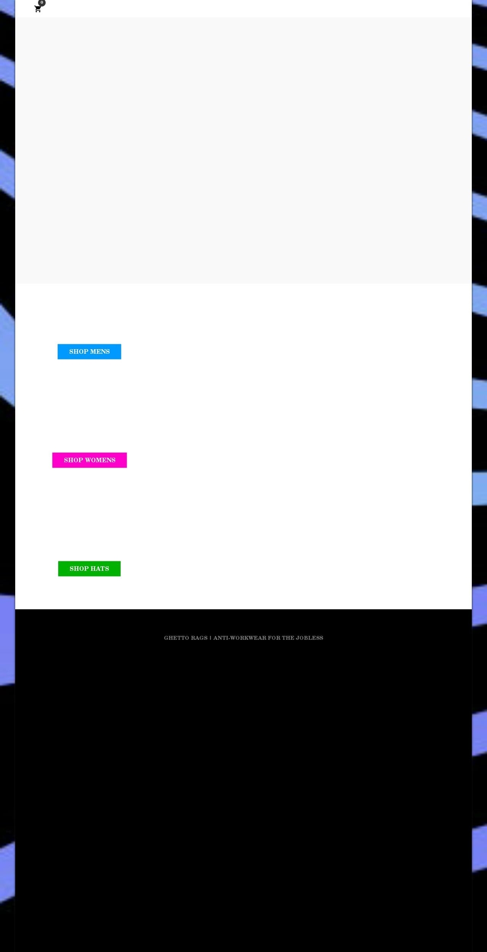 ghettorags.com shopify website screenshot