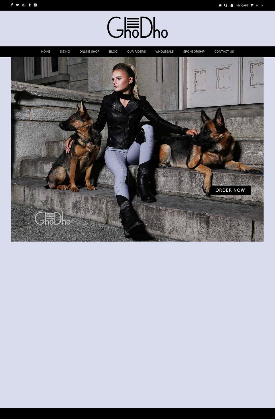 ghodho.com shopify website screenshot