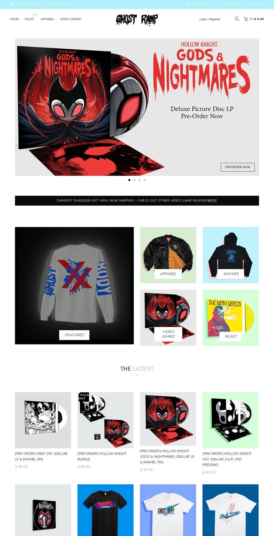 ghost-ramp.myshopify.com shopify website screenshot