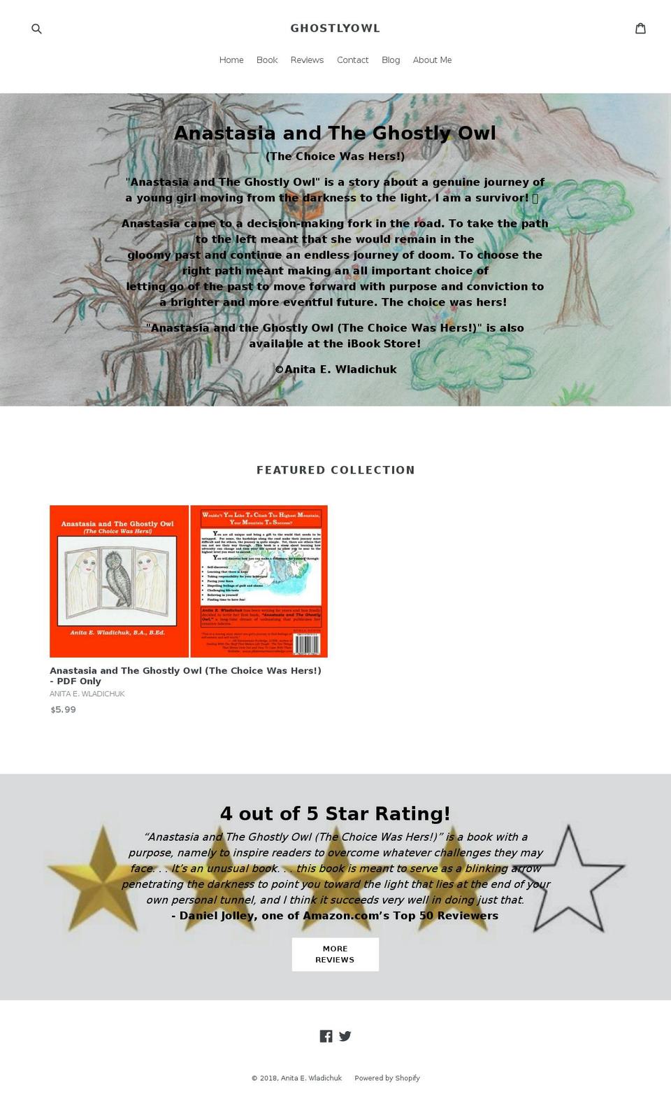 ghostlyowl.com — Shopify storefront screenshot