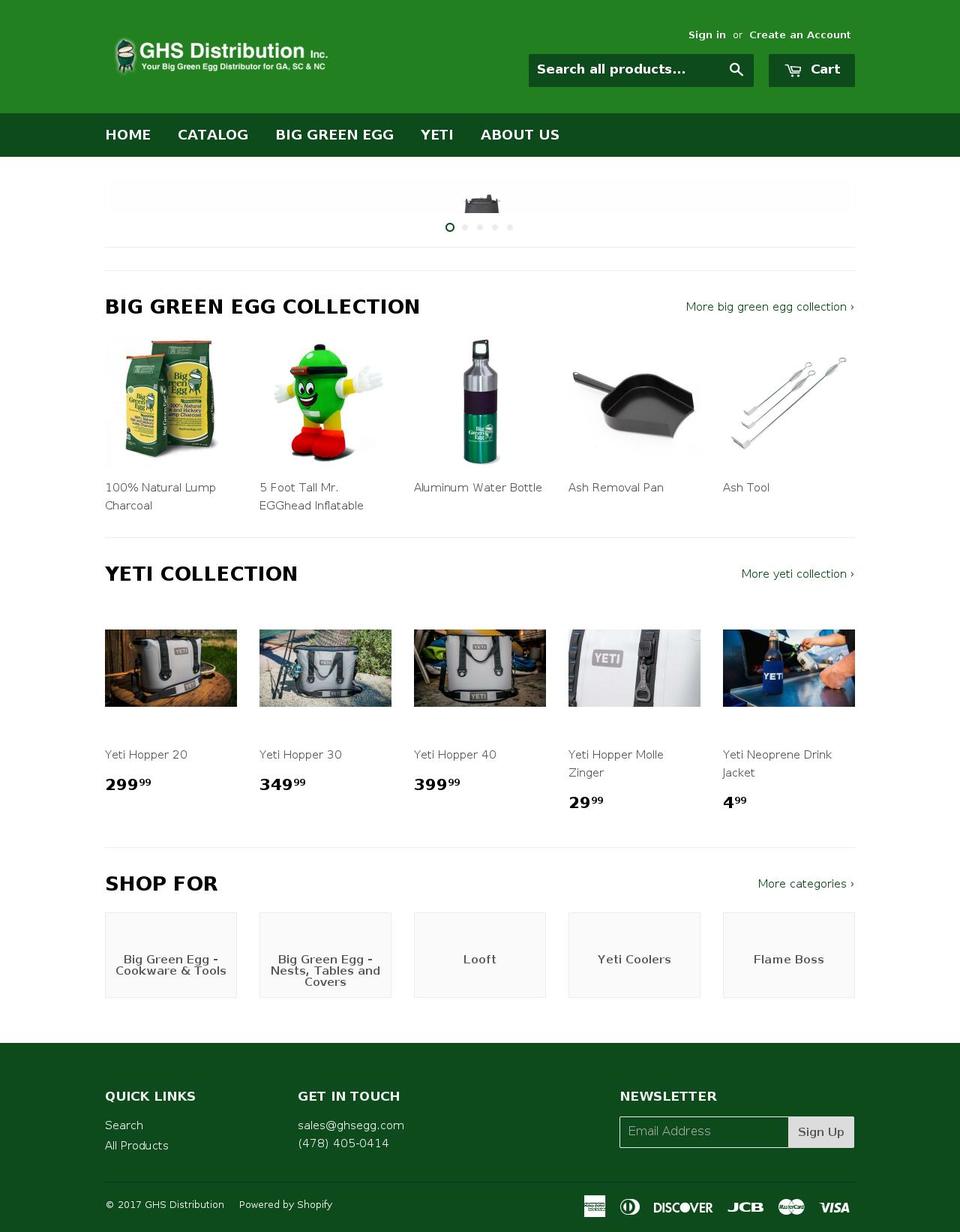 ghsegg.com shopify website screenshot