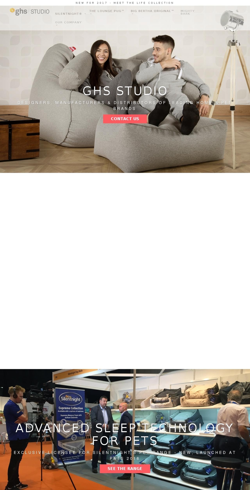 ghsstudio.com shopify website screenshot