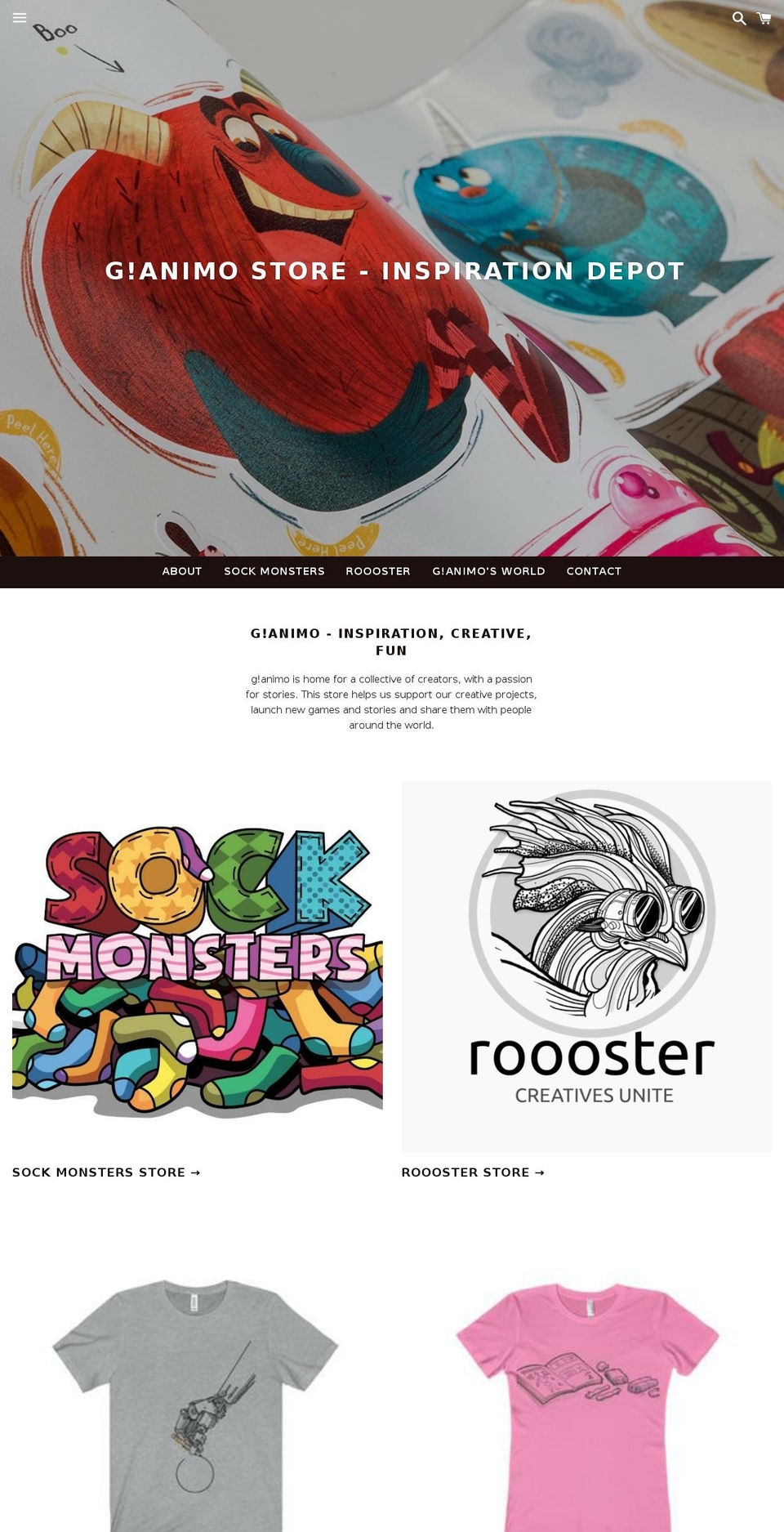 gianimo.com — Shopify storefront screenshot