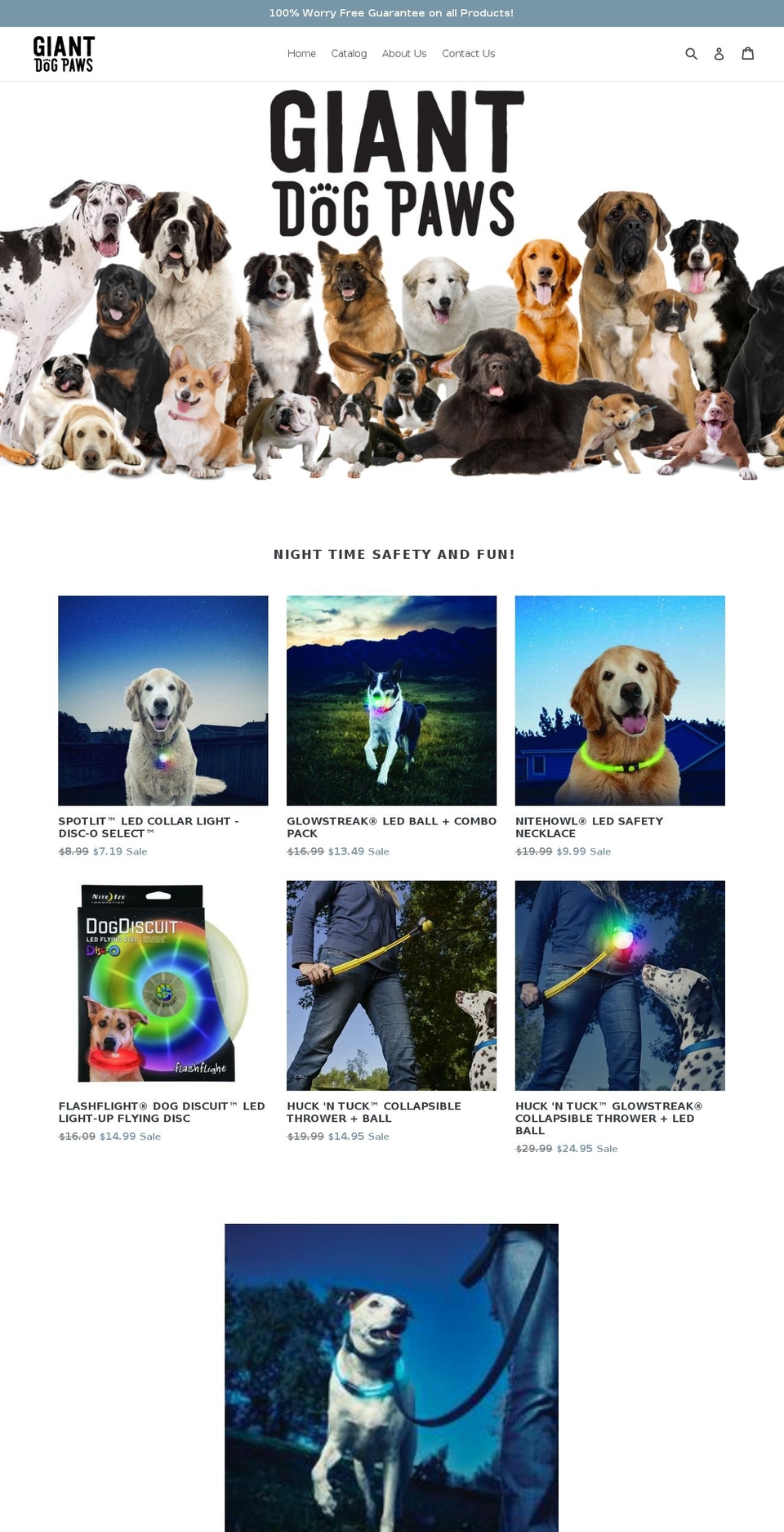 giantdogpaws.com — Shopify storefront screenshot