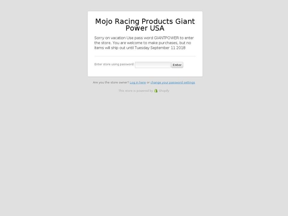 giantpowerlipo.com — Shopify storefront screenshot