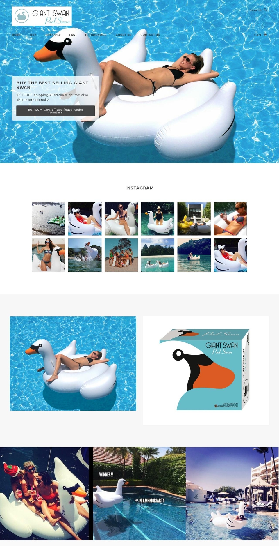 giantswan.com shopify website screenshot