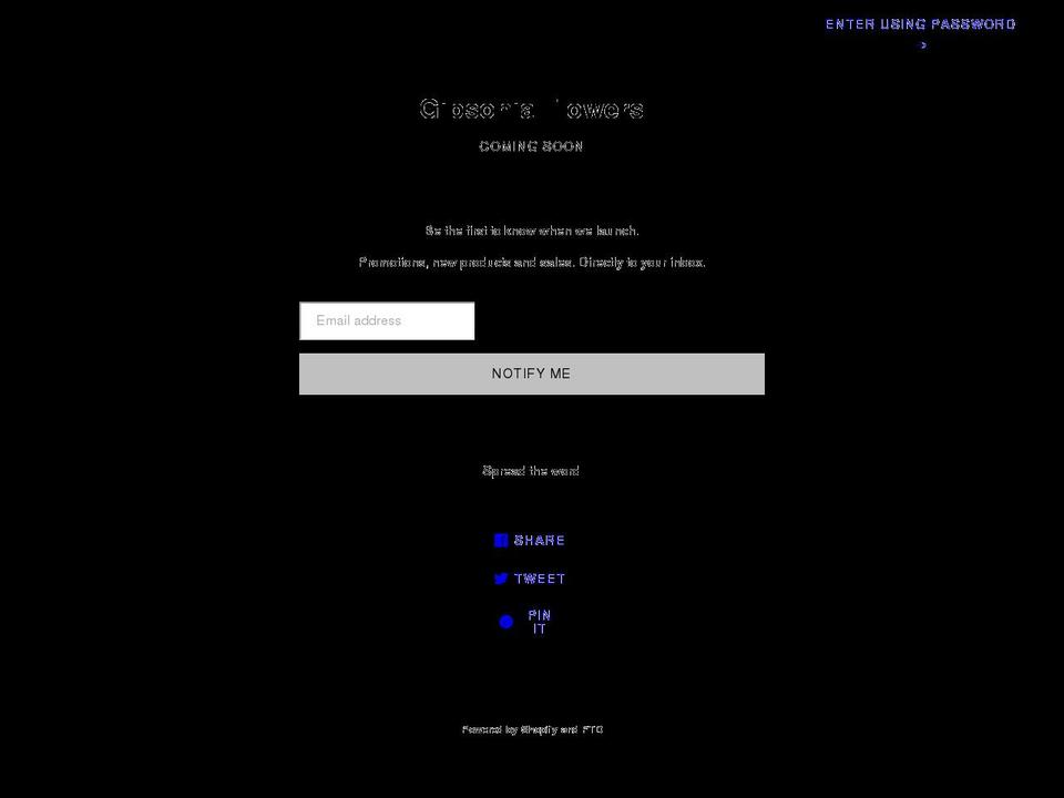 mol-standard- Shopify theme site example gibsoniaflorist.com