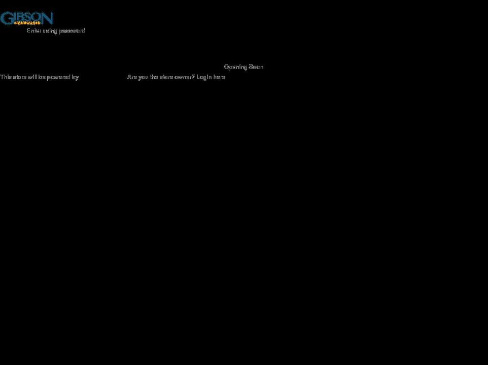 gibsonmarketplace.com shopify website screenshot