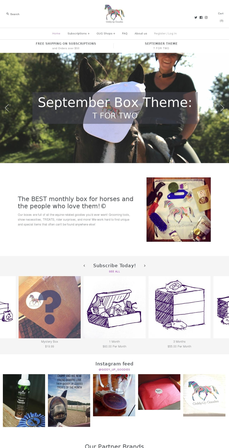 giddy-upgoodies.com — Shopify storefront screenshot