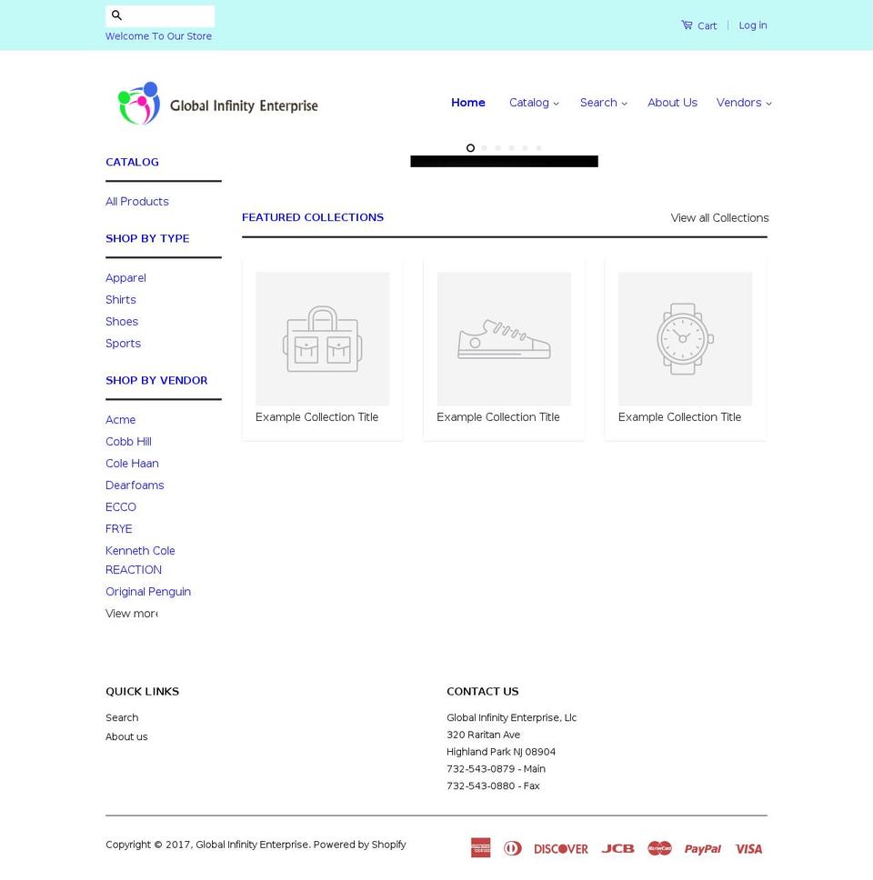 giellc.com shopify website screenshot