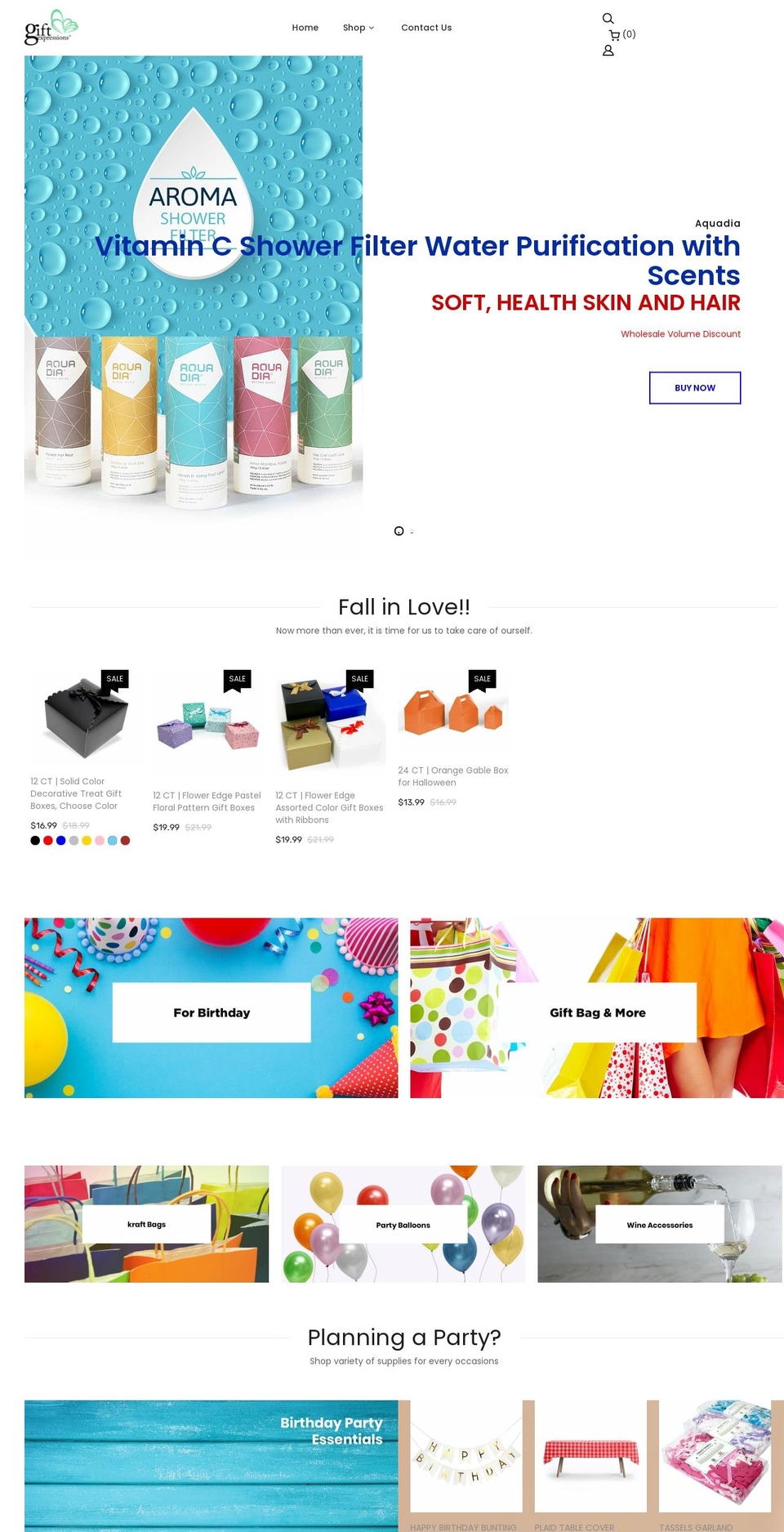 gift-expressions.com shopify website screenshot