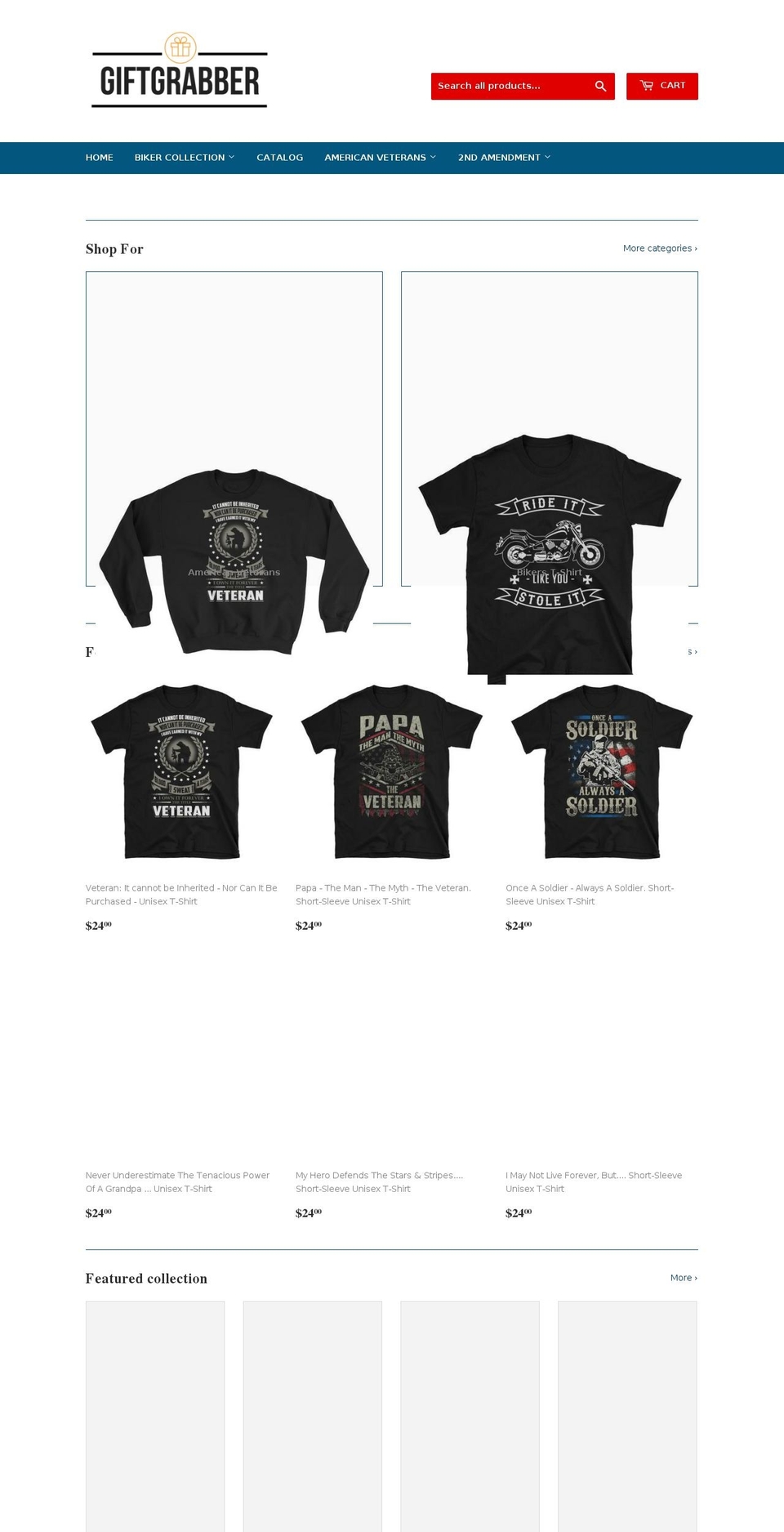 gift-grabber.com — Shopify storefront screenshot