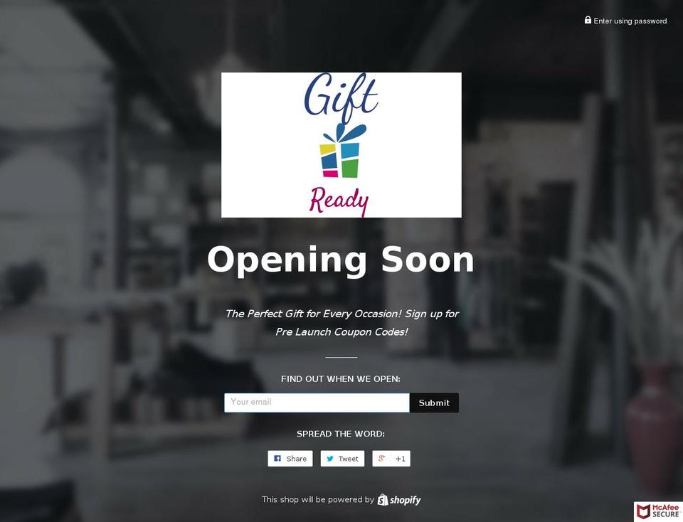 gift-ready.com — Shopify storefront screenshot