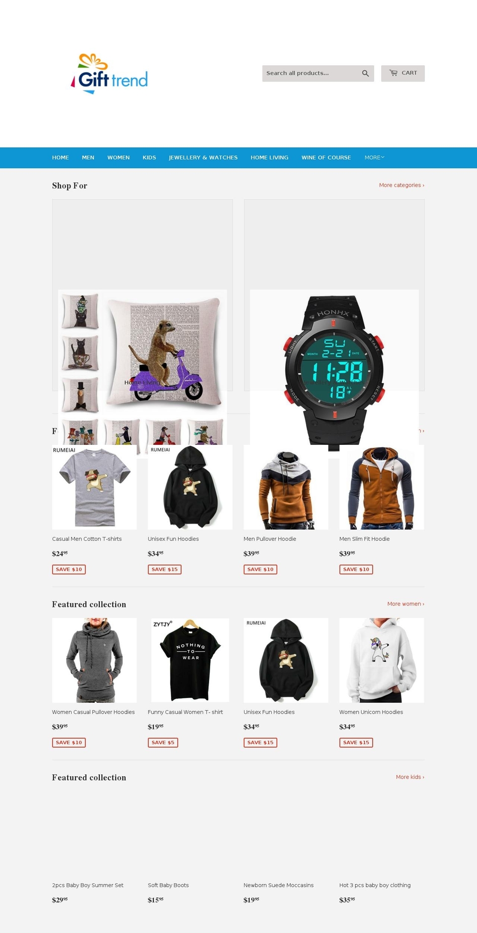 gift-trend.com — Shopify storefront screenshot