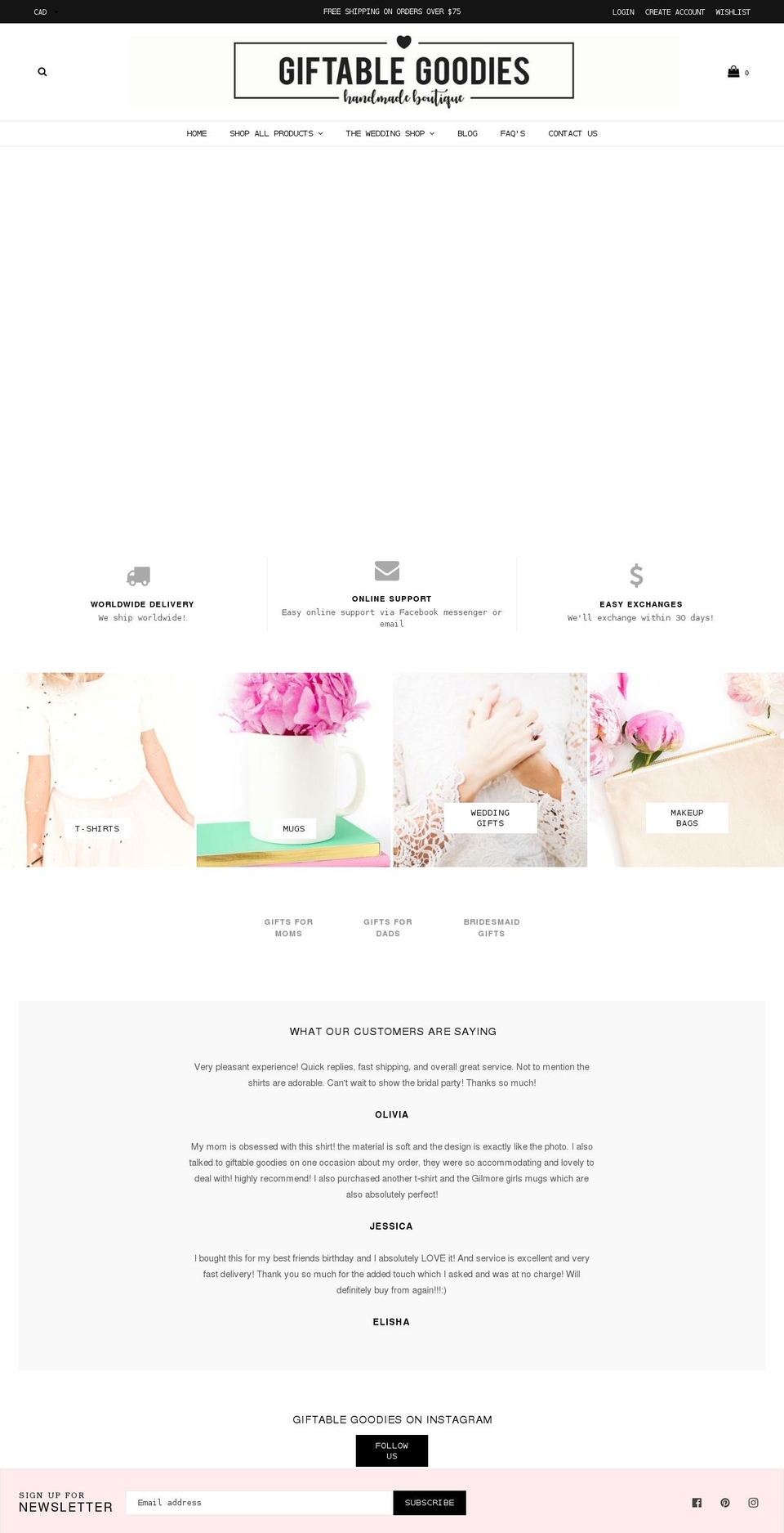 belle-demo-full-width Shopify theme site example giftablegoodies.com