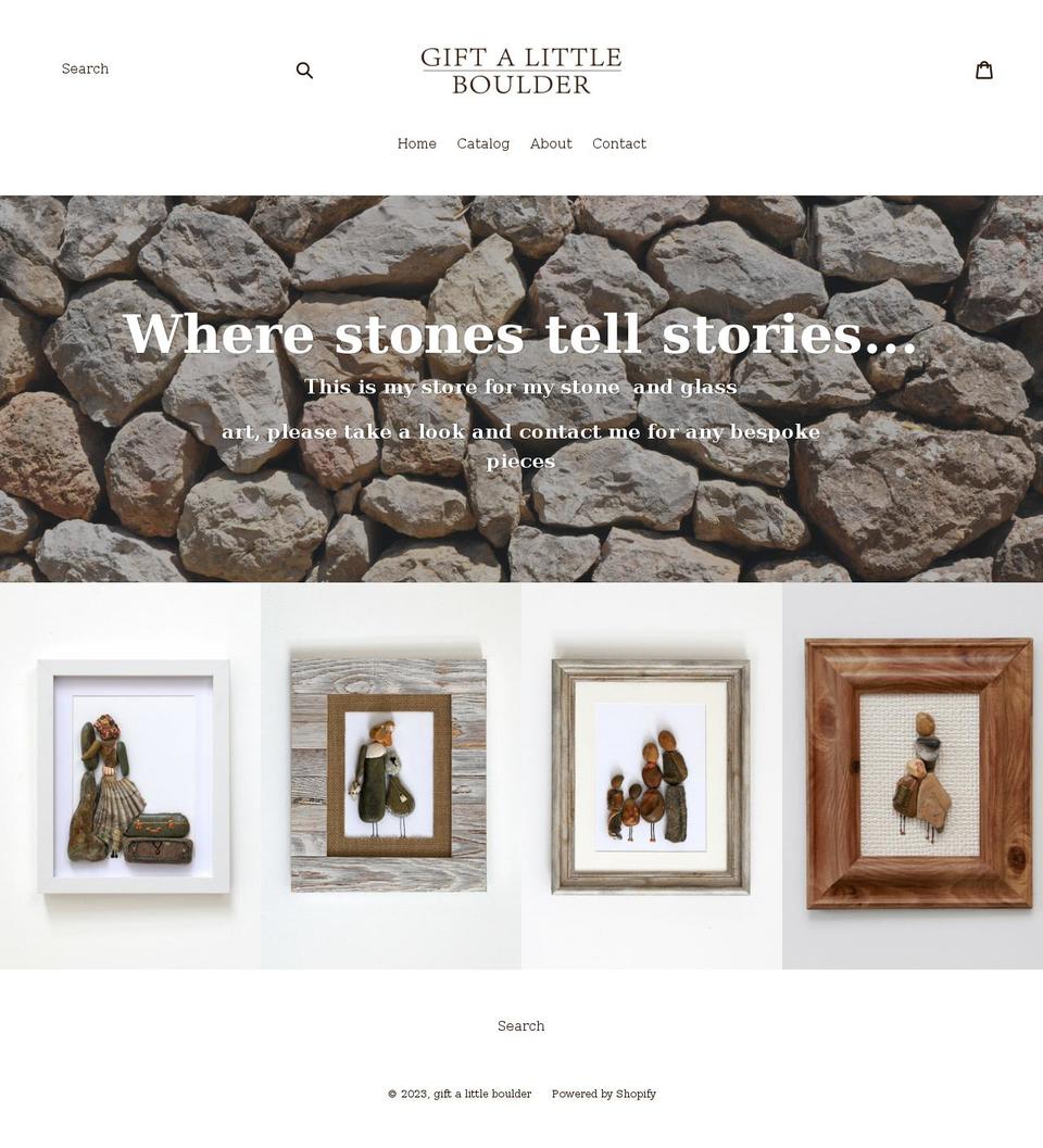 giftalittleboulder.com shopify website screenshot