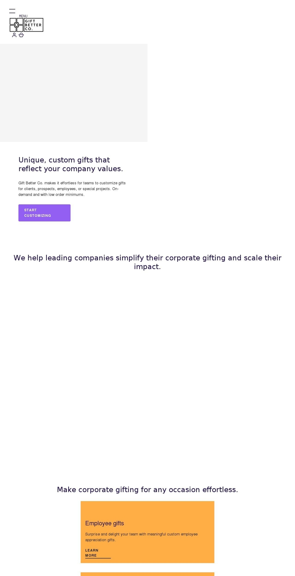 giftbetter.co shopify website screenshot