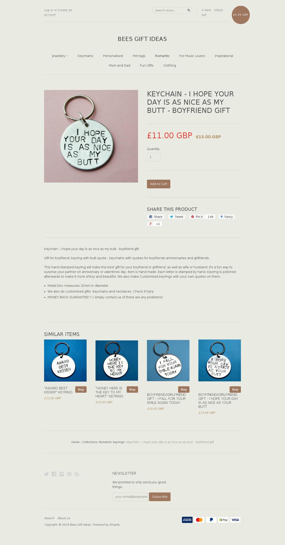 giftcardsvouchersande.com — Shopify storefront screenshot