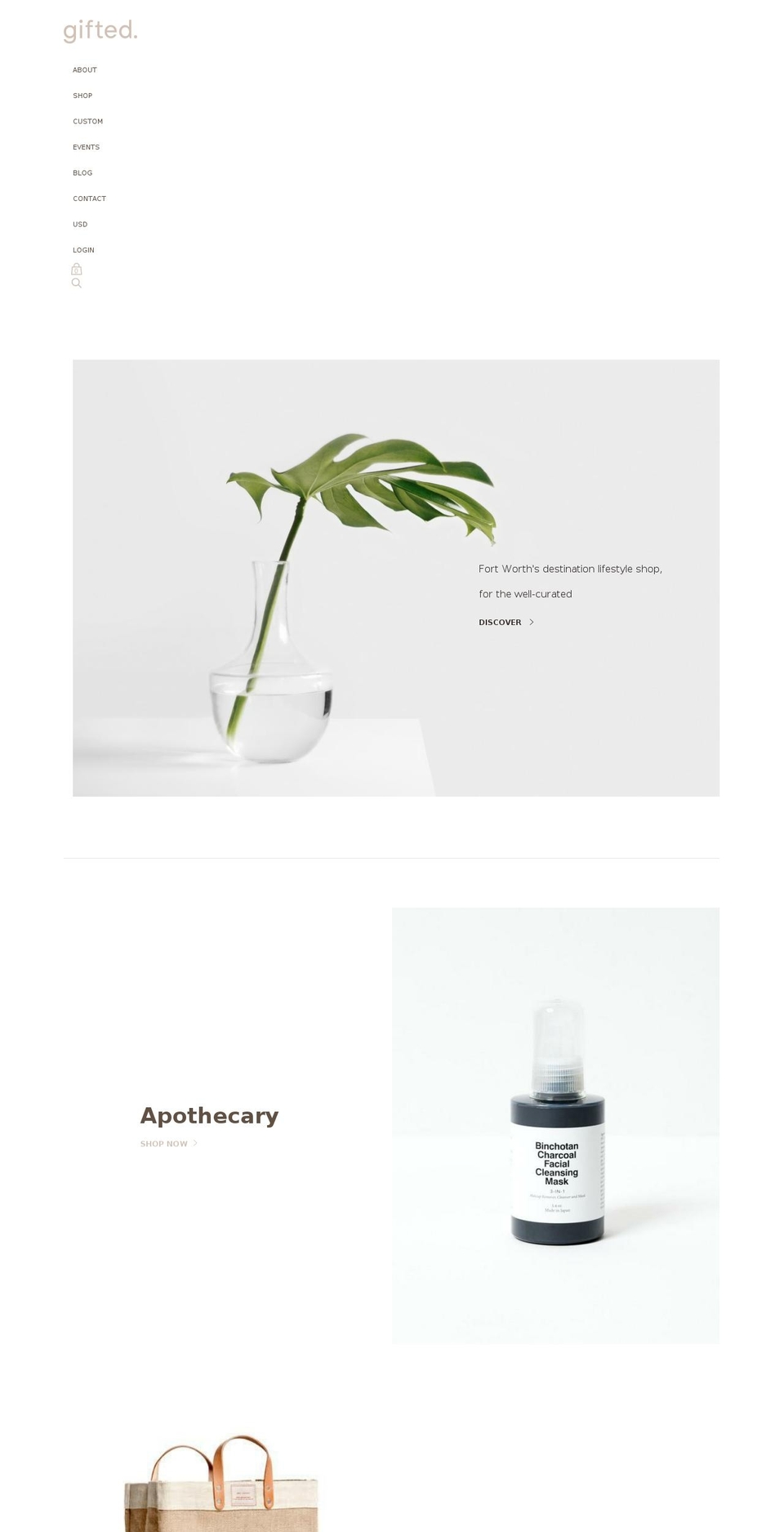 giftedftw.com — Shopify storefront screenshot