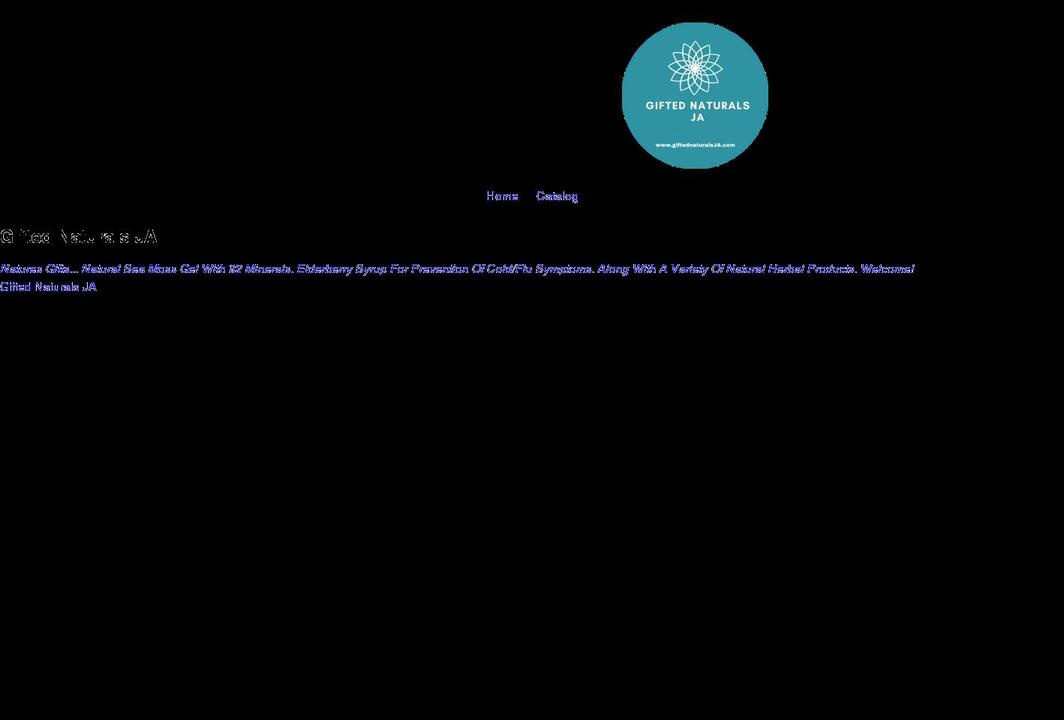 giftednaturalsja.com shopify website screenshot