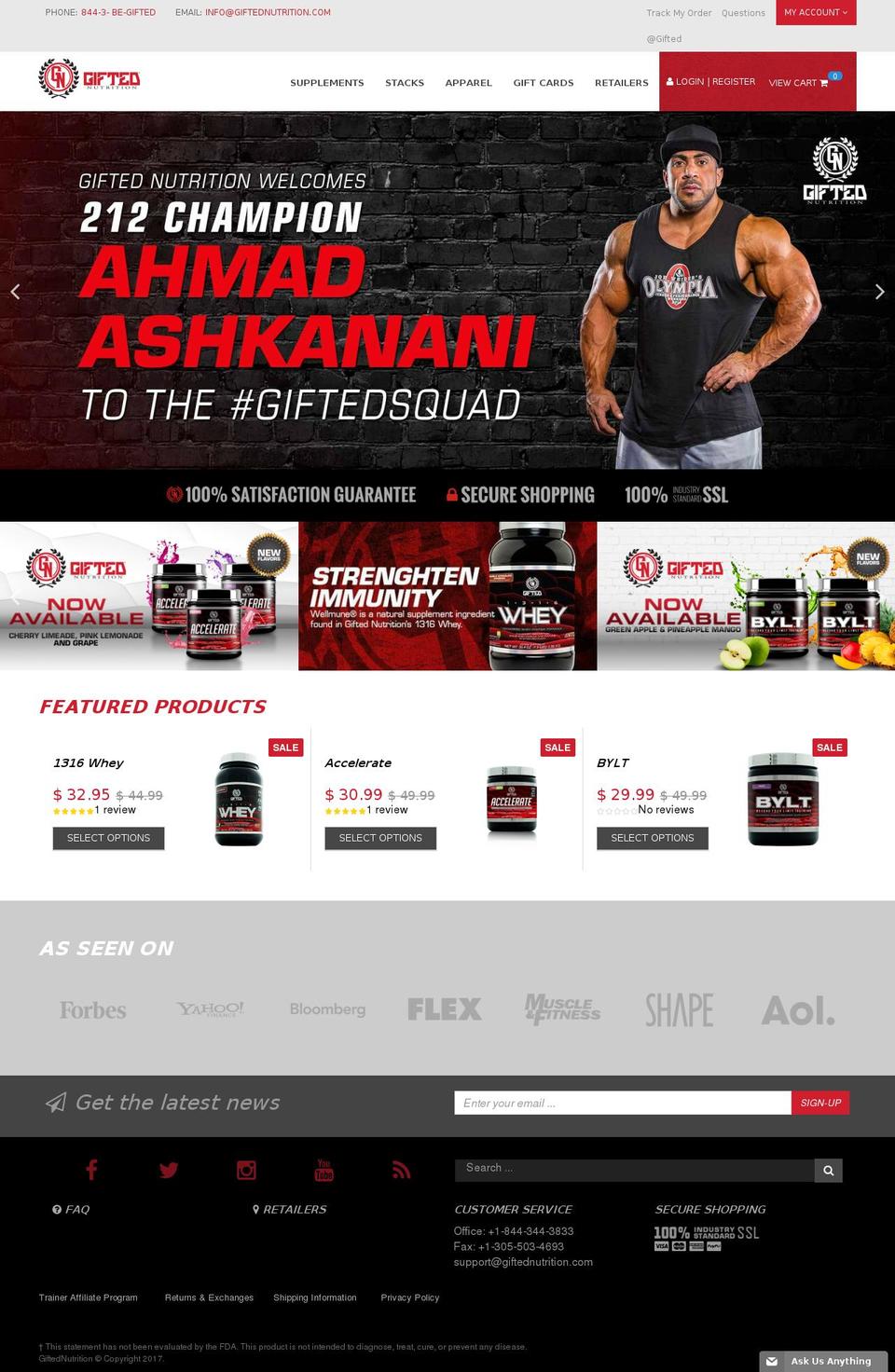 Gifted Nutrition - Styles Bandaid Fix [Plus] Shopify theme site example giftednutrition.com
