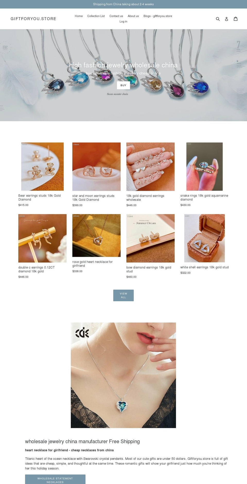 giftforyou.store shopify website screenshot