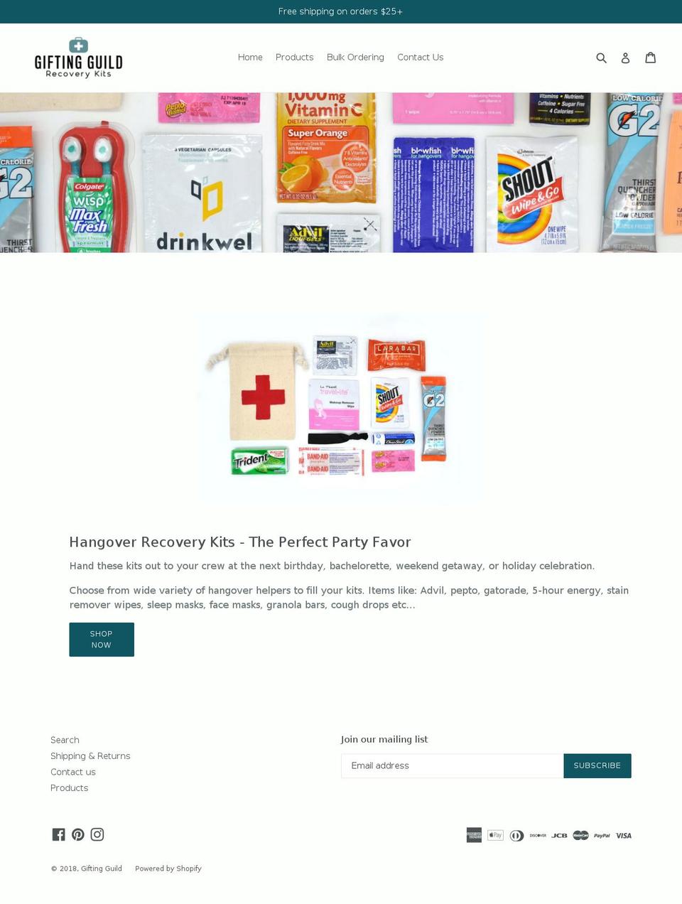 giftingguild.com — Shopify storefront screenshot