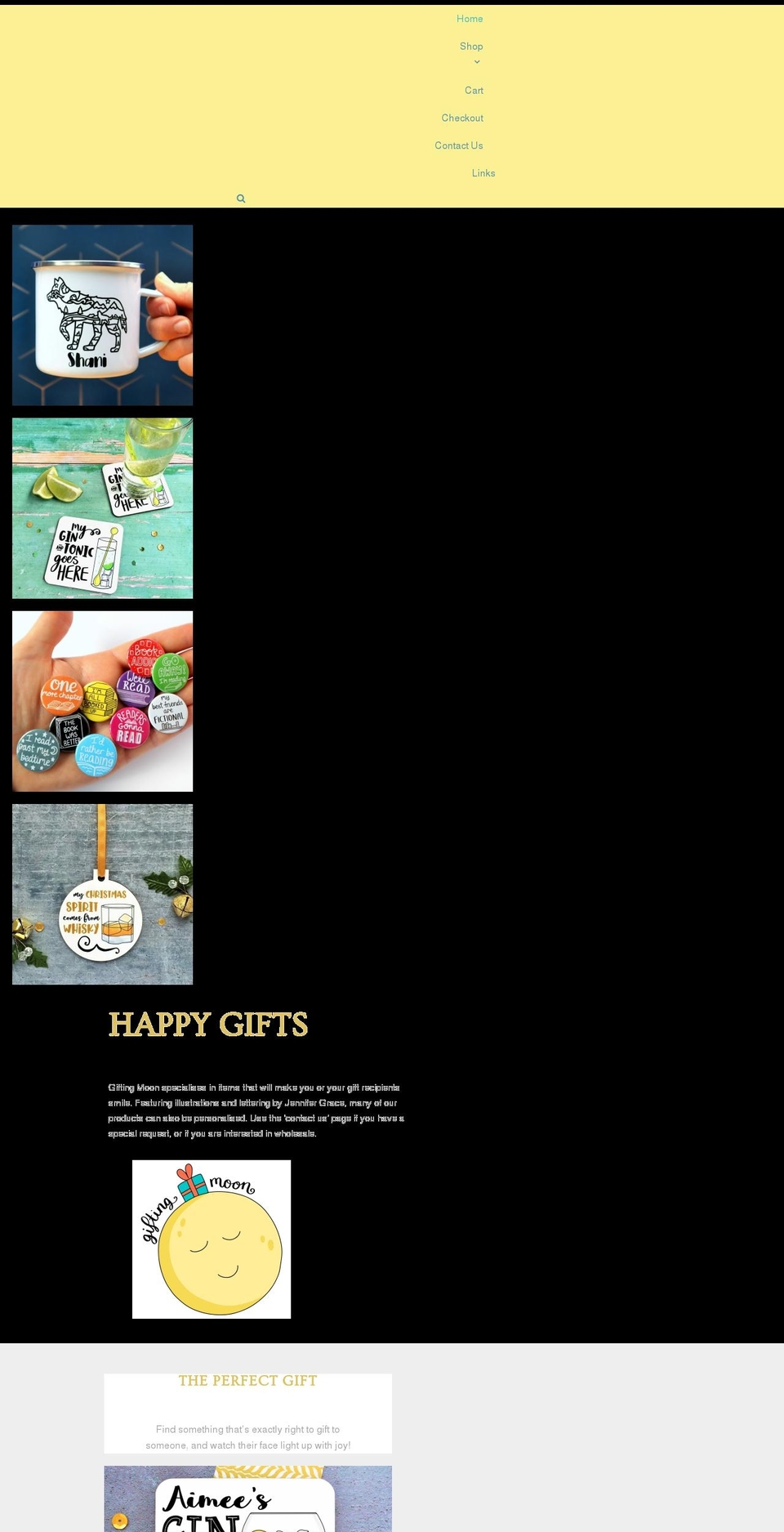 giftingmoon.com — Shopify storefront screenshot