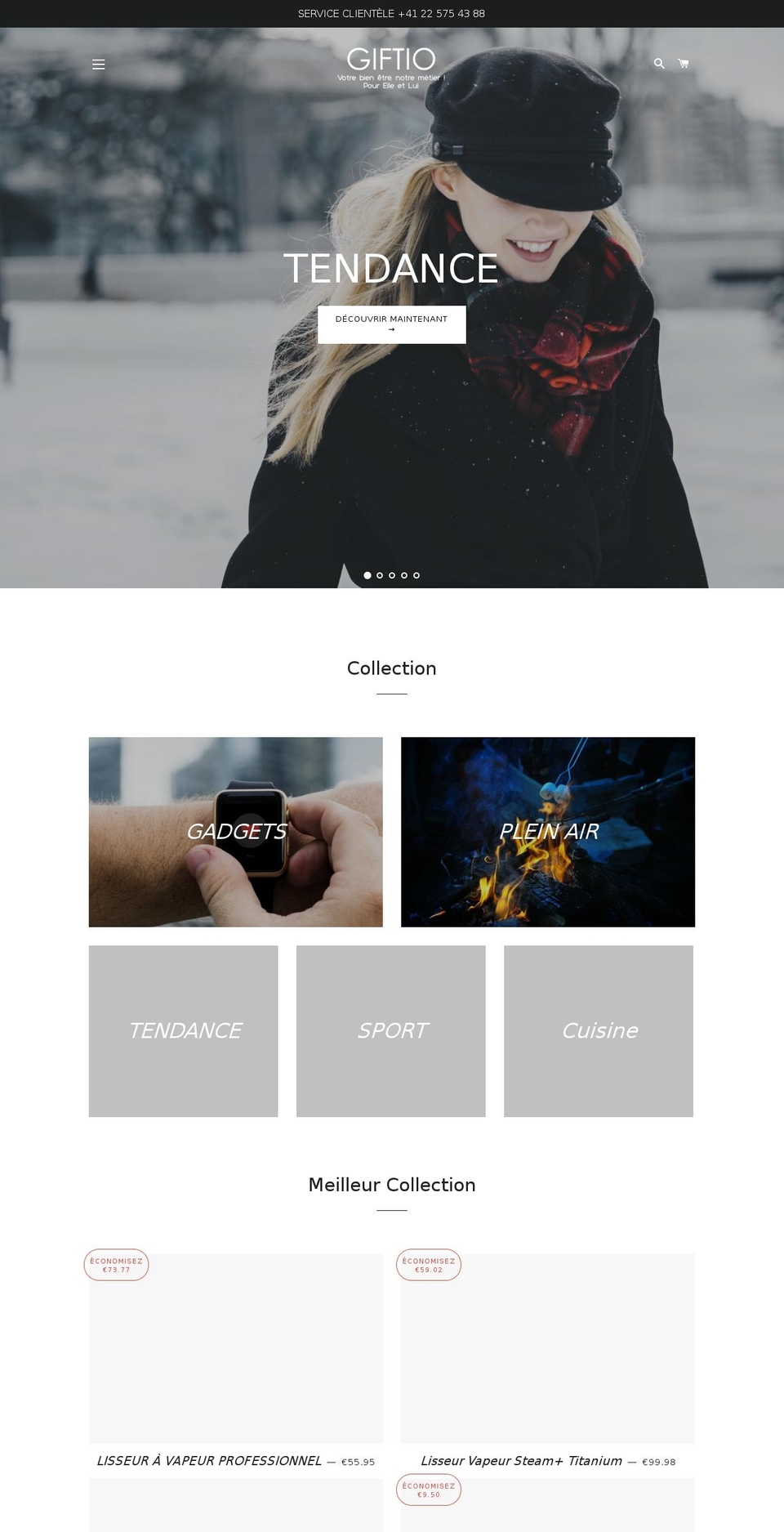 giftio.net shopify website screenshot