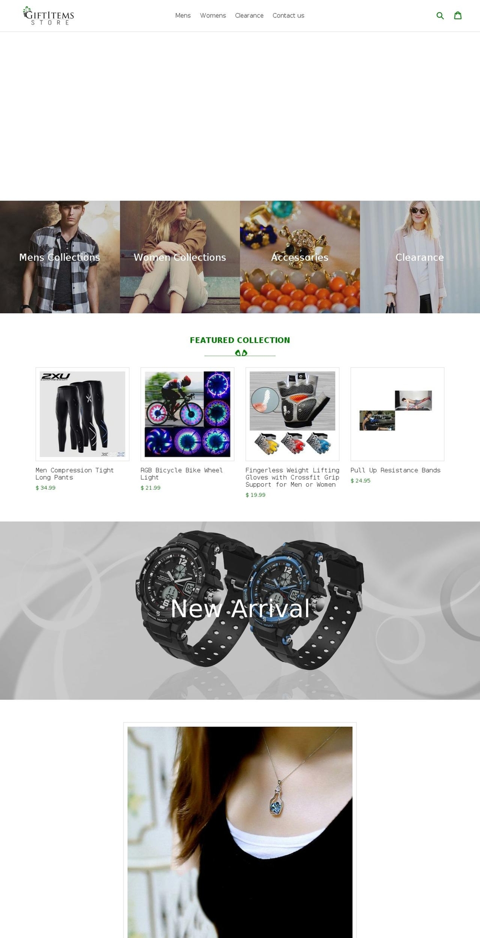 giftitemsstore.com shopify website screenshot