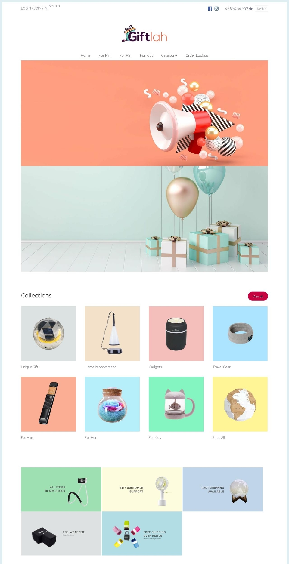 giftlah.com — Shopify storefront screenshot