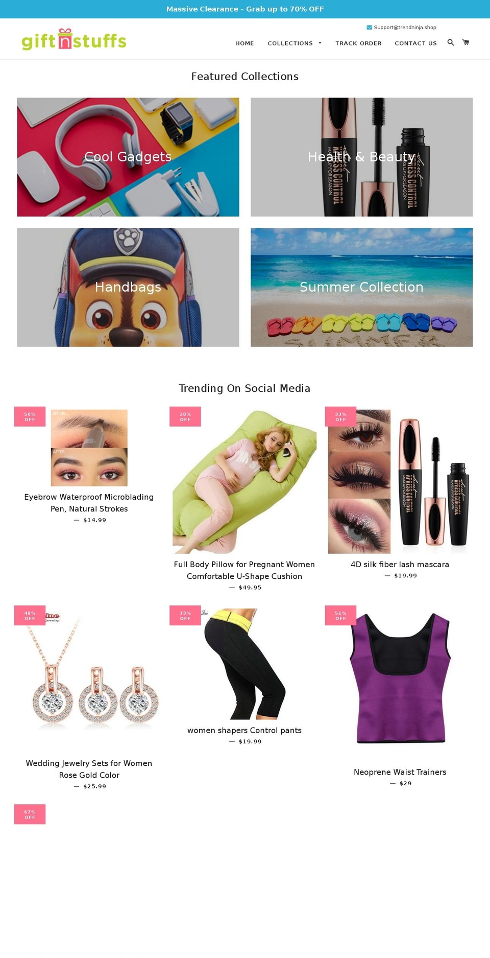giftnstuffs.com shopify website screenshot