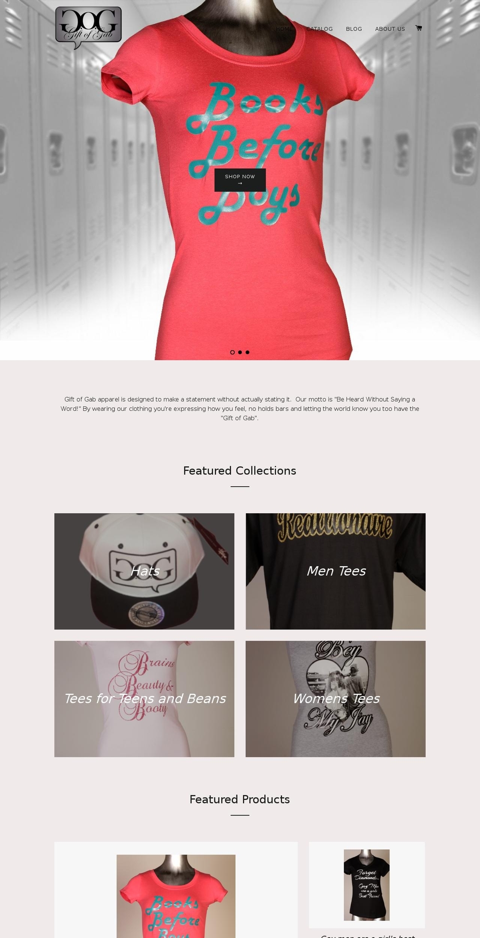 giftofgabllc.com — Shopify storefront screenshot