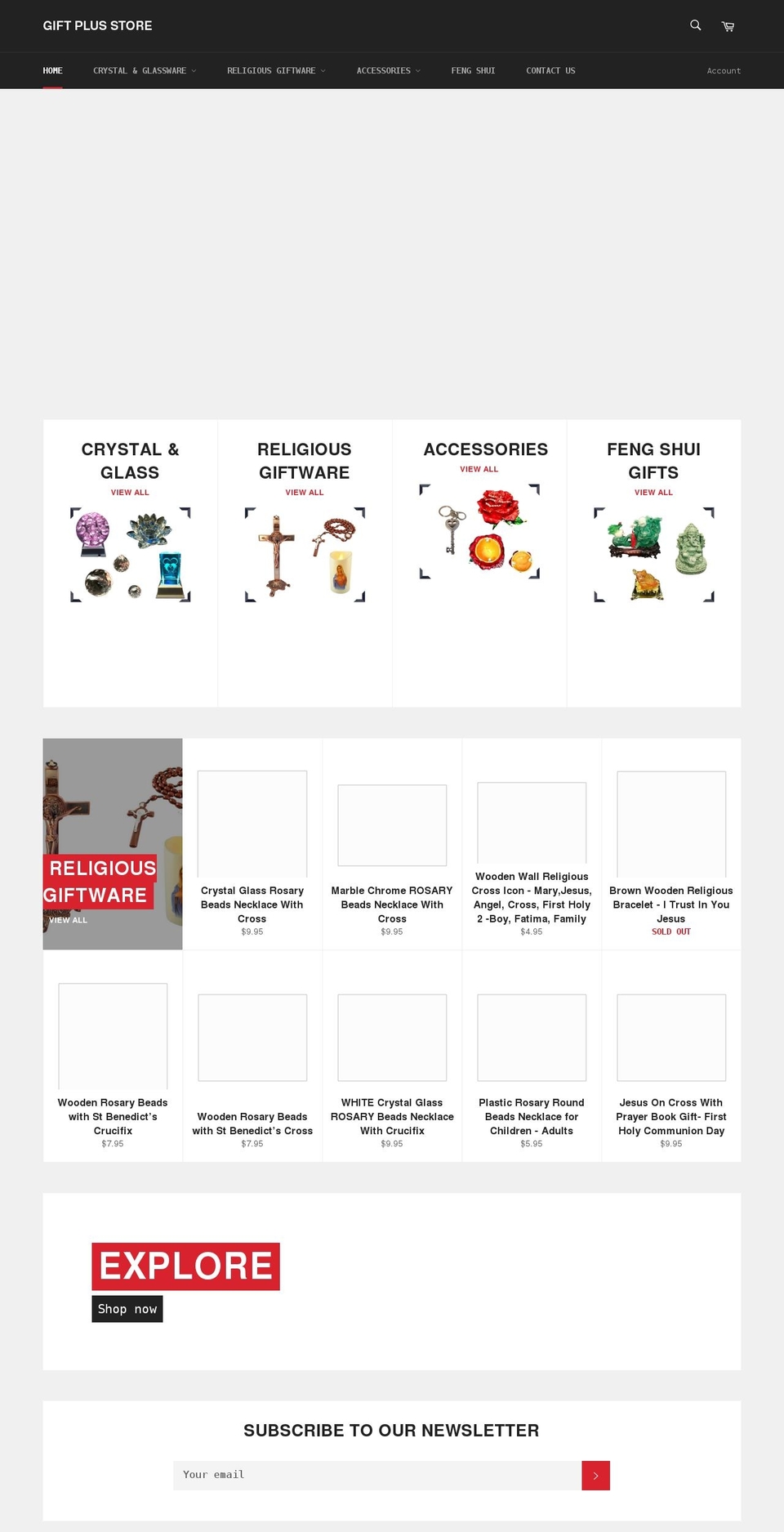 giftplusstore.com.au shopify website screenshot