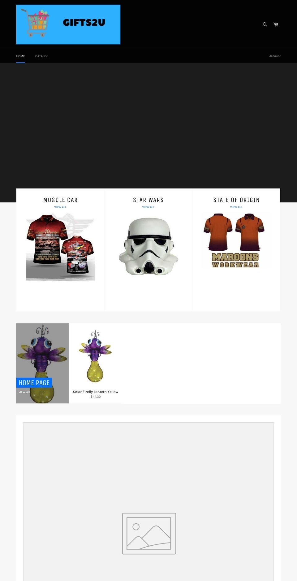 gifts2u.com.au shopify website screenshot