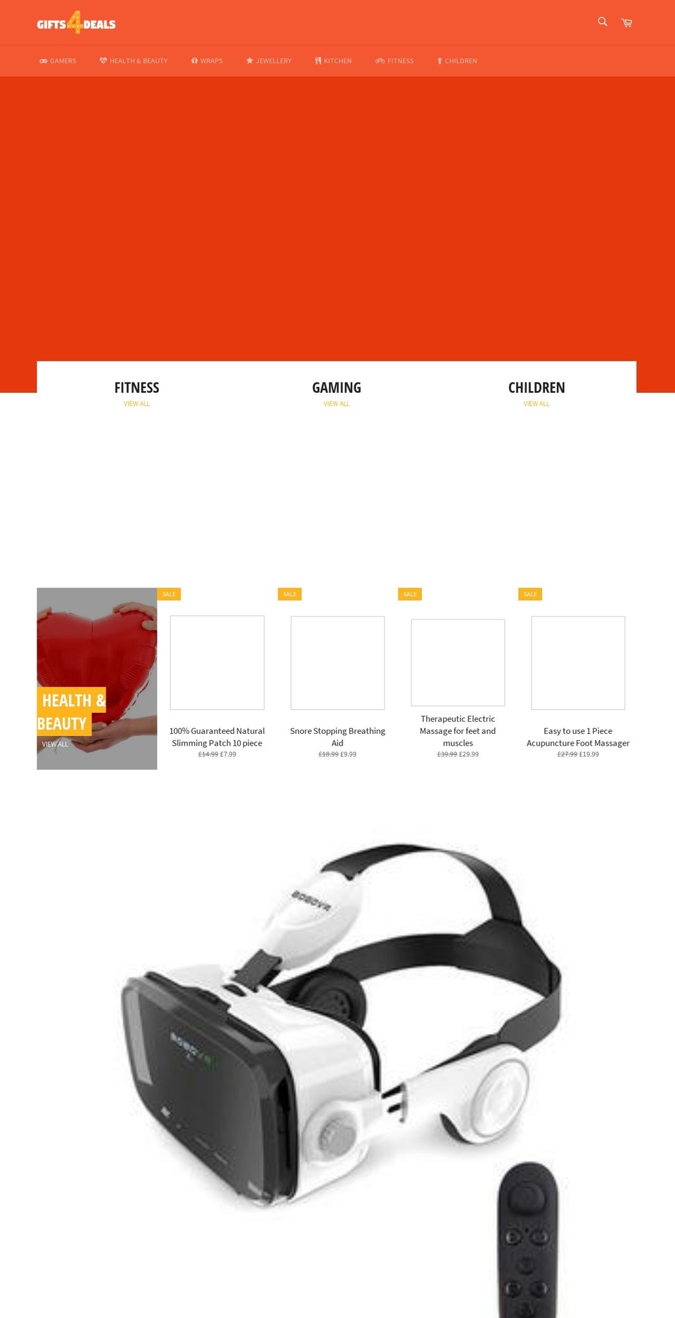 gifts4deals.com — Shopify storefront screenshot