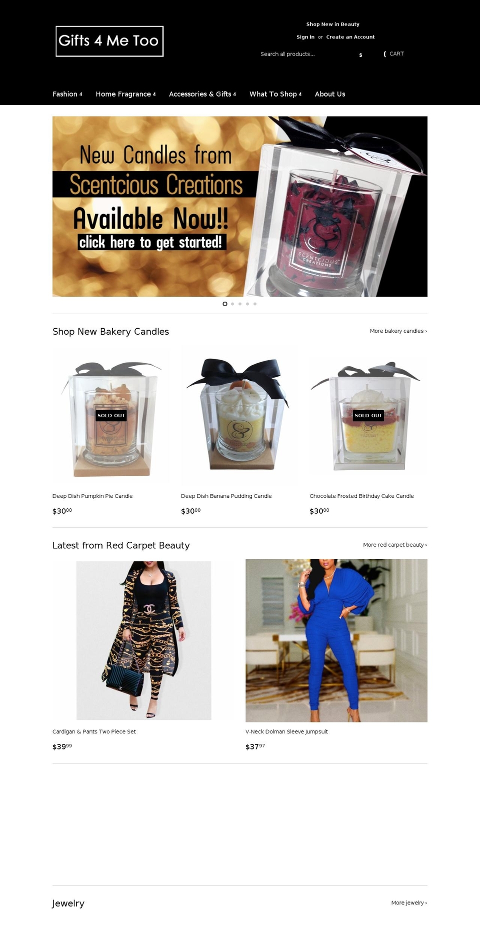 gifts4me2.com shopify website screenshot