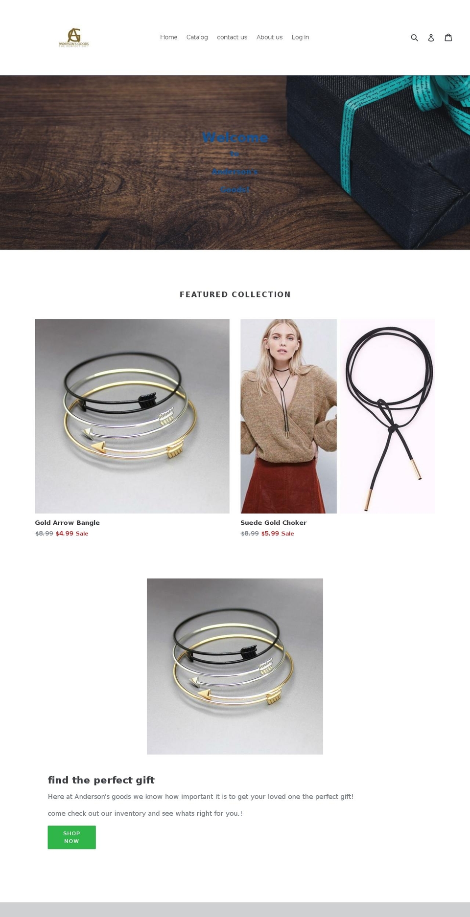 giftsandgadgets.org shopify website screenshot