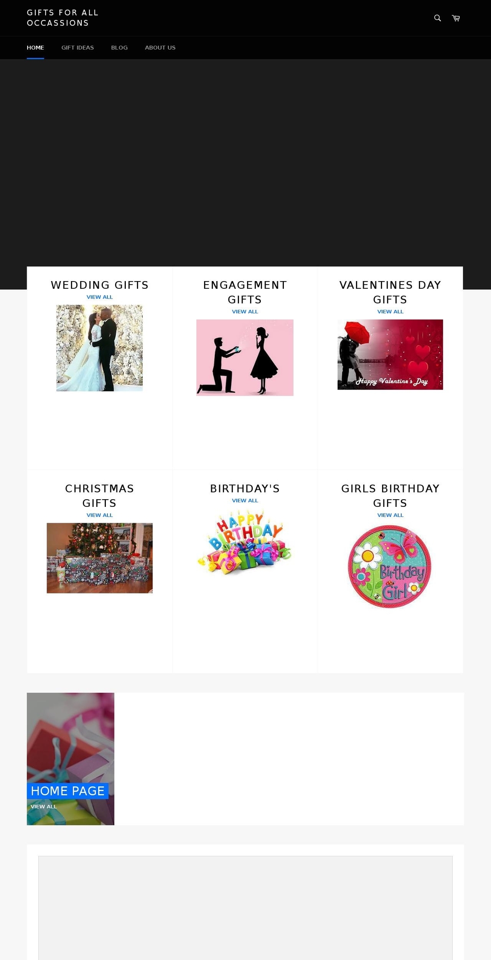 giftsandoccasion.com — Shopify storefront screenshot