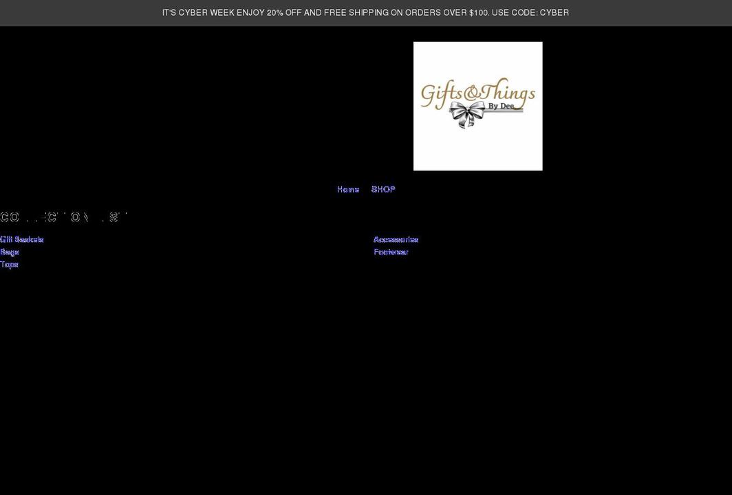 giftsandthingsbydee.com shopify website screenshot
