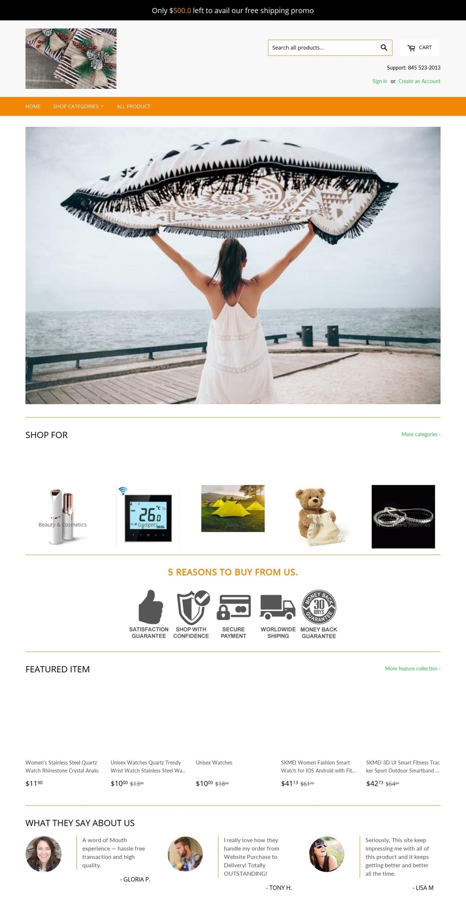 giftsandthrifts.com — Shopify storefront screenshot