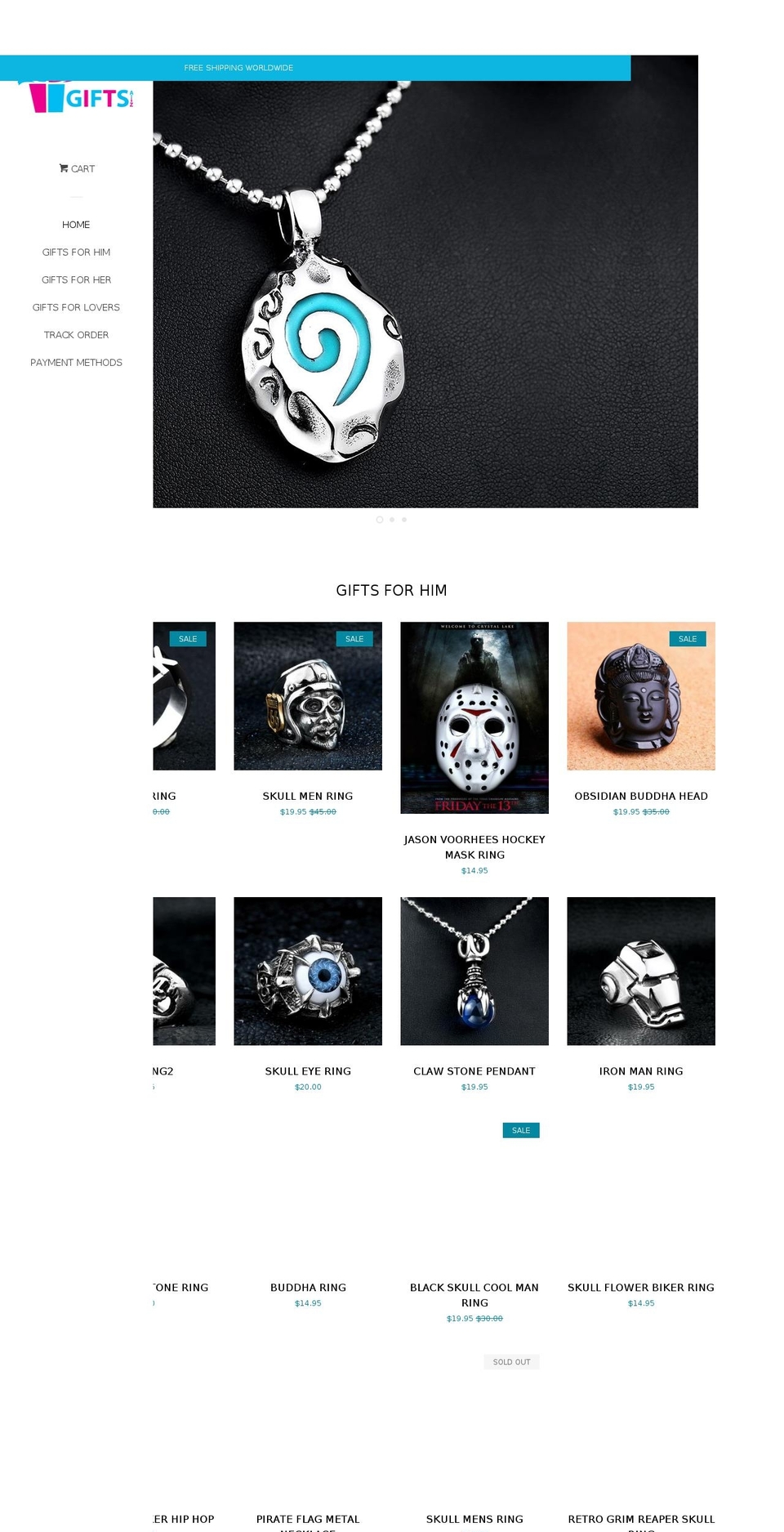 giftsatoz.com — Shopify storefront screenshot