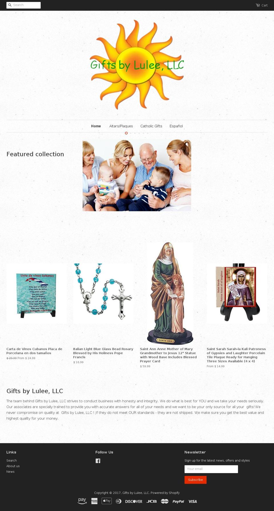 giftsbylulee.com shopify website screenshot