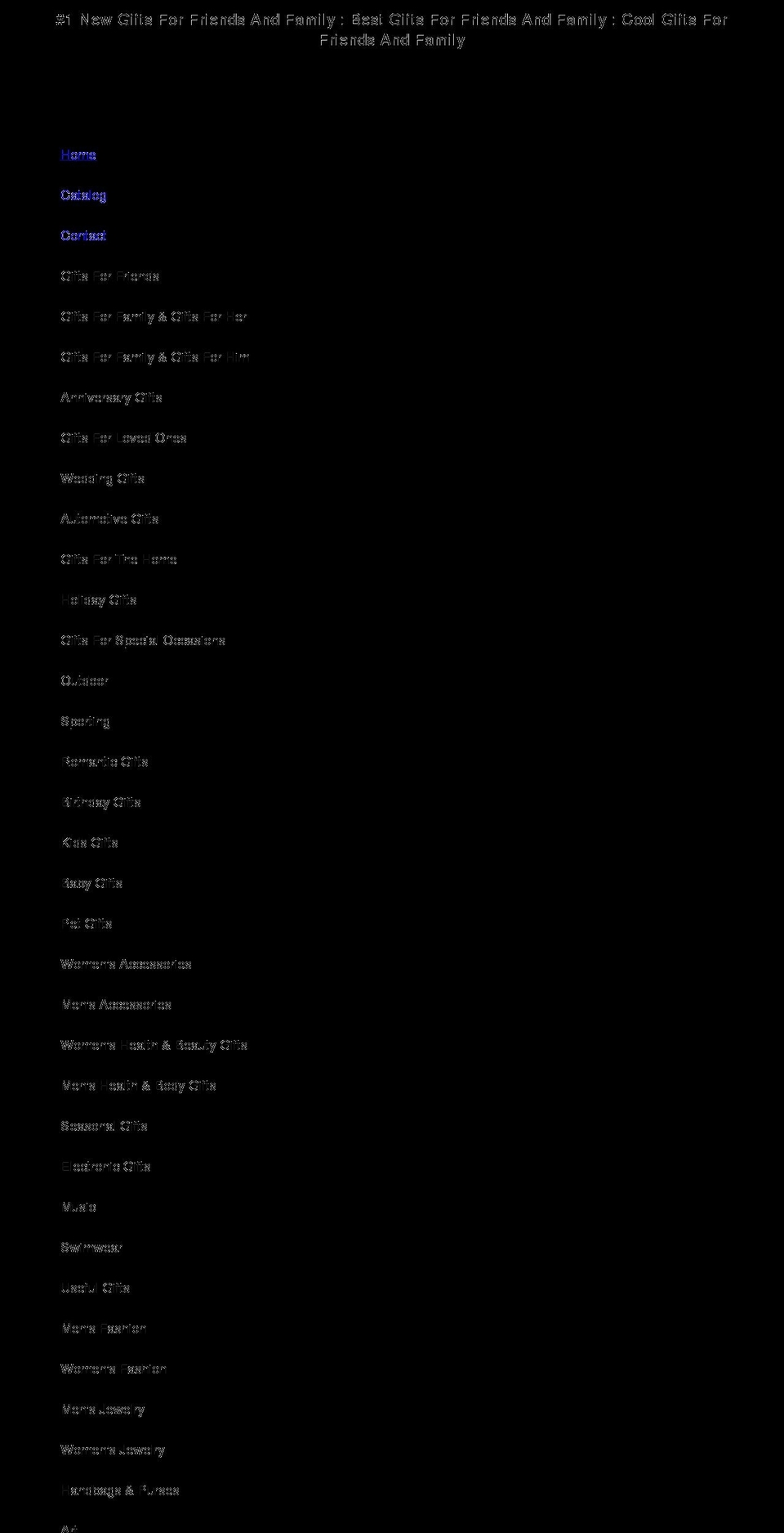 giftsforfriendsandfamily.com shopify website screenshot