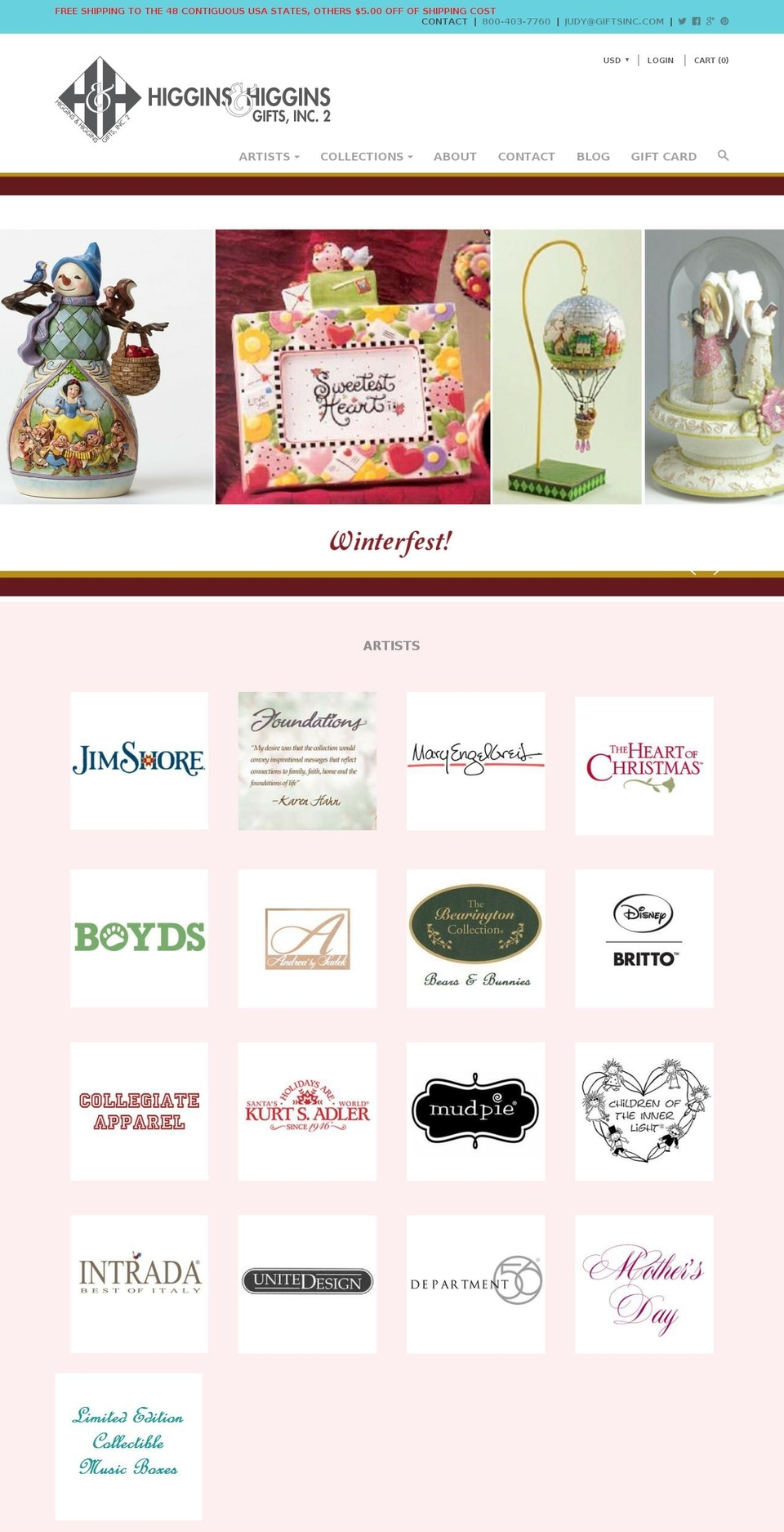 giftsinc2.com shopify website screenshot